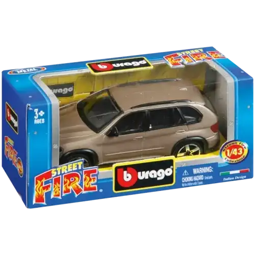 Checkers Sixty60 | Bburago Street Fire 1/43 Model Car (Type May Vary)
