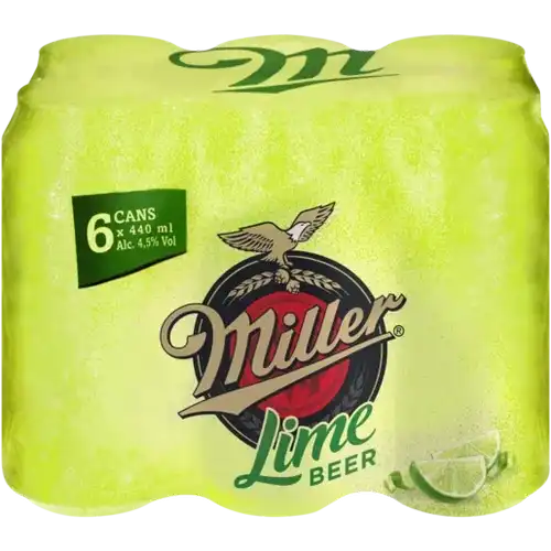 Shoprite ZA | Miller Lime Beer Cans 6 x 440ml