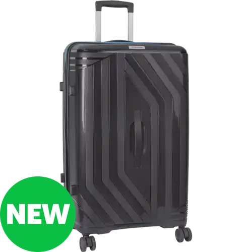 Checkers Sixty60 | Voyager Trunk Black Large 4-Wheel Trolley Case 97L