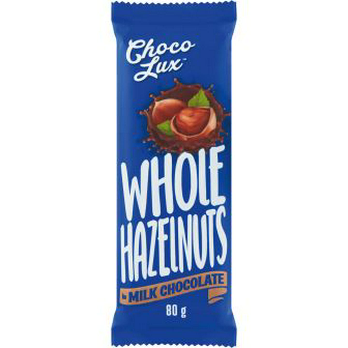 Shoprite ZA | Choco Lux Whole Hazelnuts In Milk Chocolate 80g