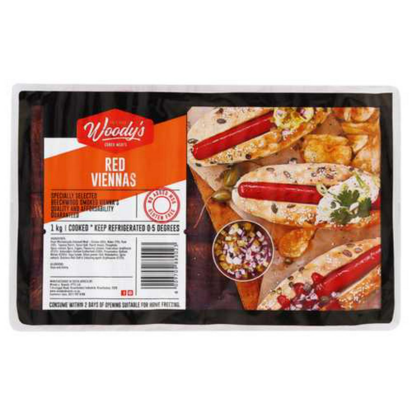 Image of Woody's Red Viennas 1kg
