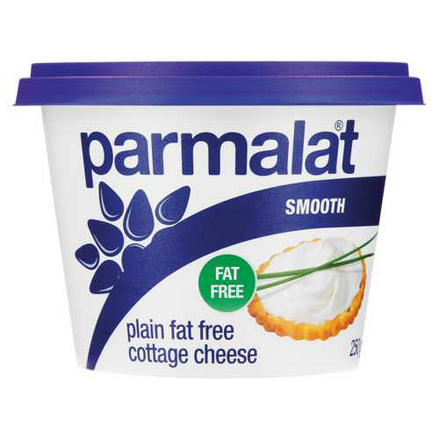 Image of Parmalat Plain Fat Free Smooth Cottage Cheese 250g