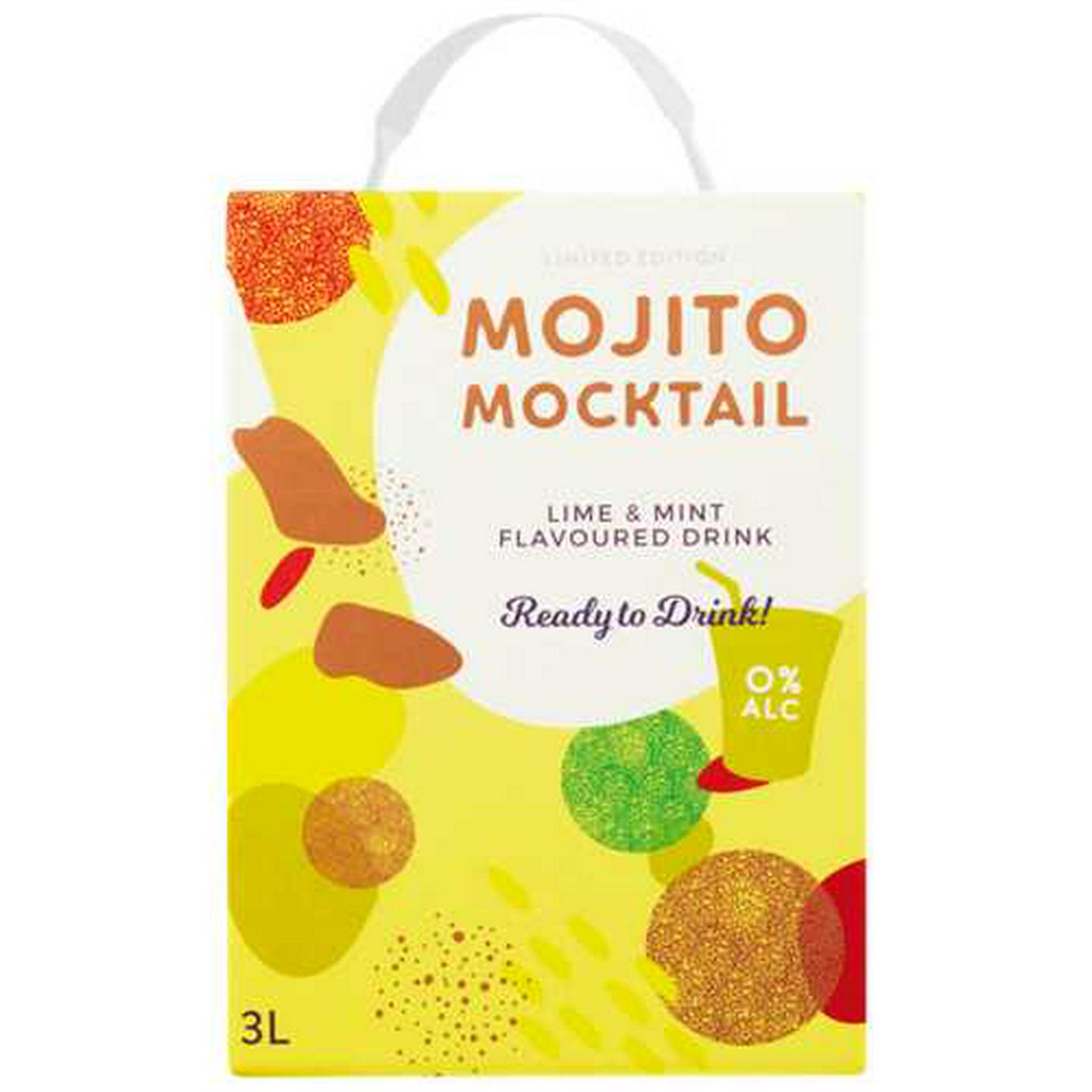Image of Limited Edition Mojito Mocktail Lime & Mint Flavoured Drink Box 3L
