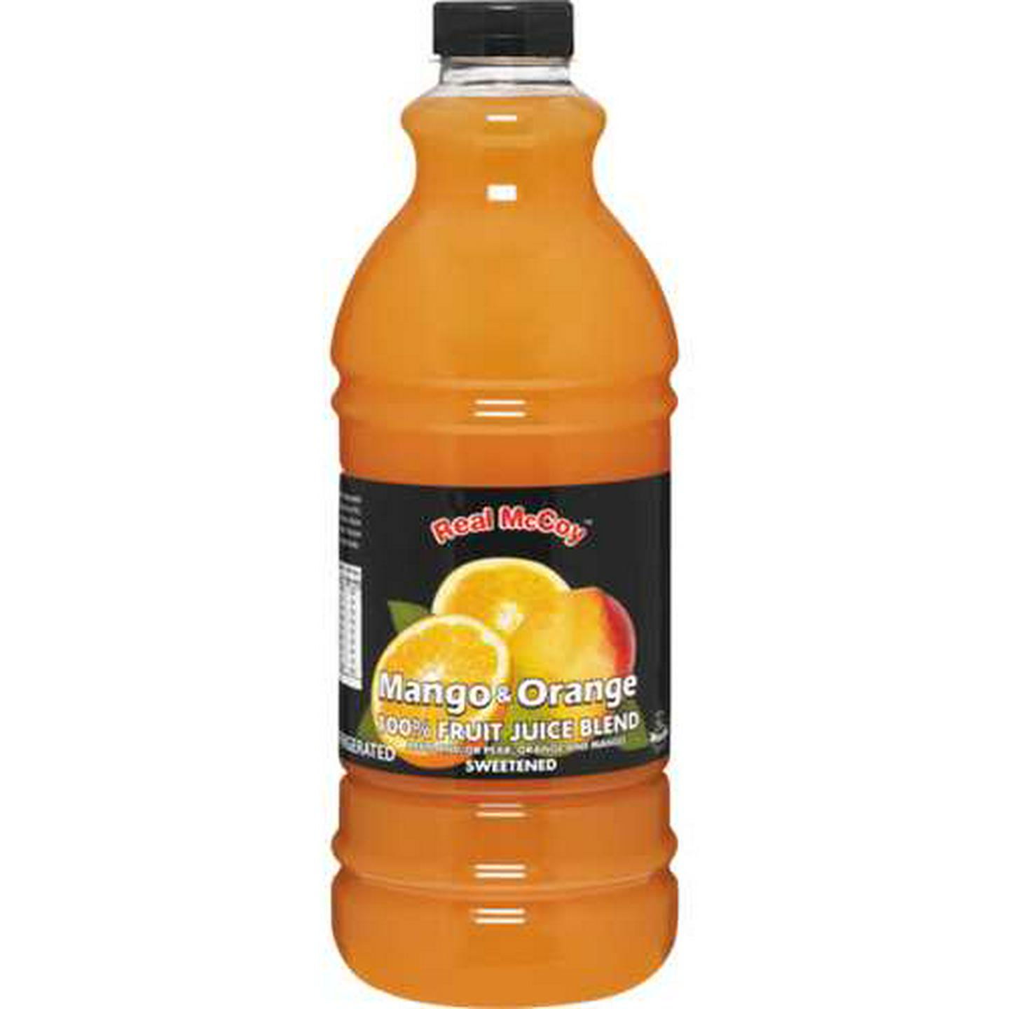 Image of Real McCoy 100% Mango & Orange Fruit Juice 1.5L