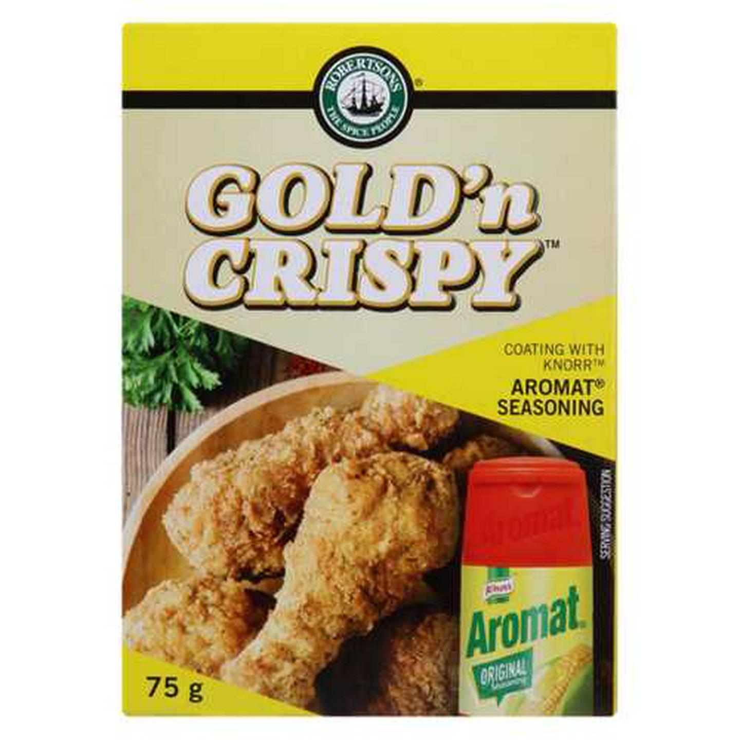 Image of Robertsons Gold 'N Crispy Coating With Aromat Seasoning 75g