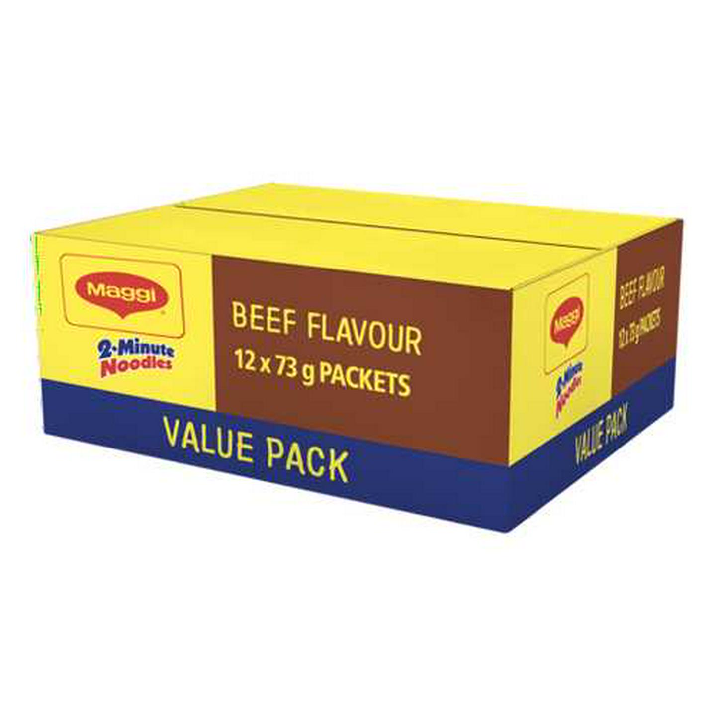 Image of Maggi 2 Min Noodles Beef 12 Pack