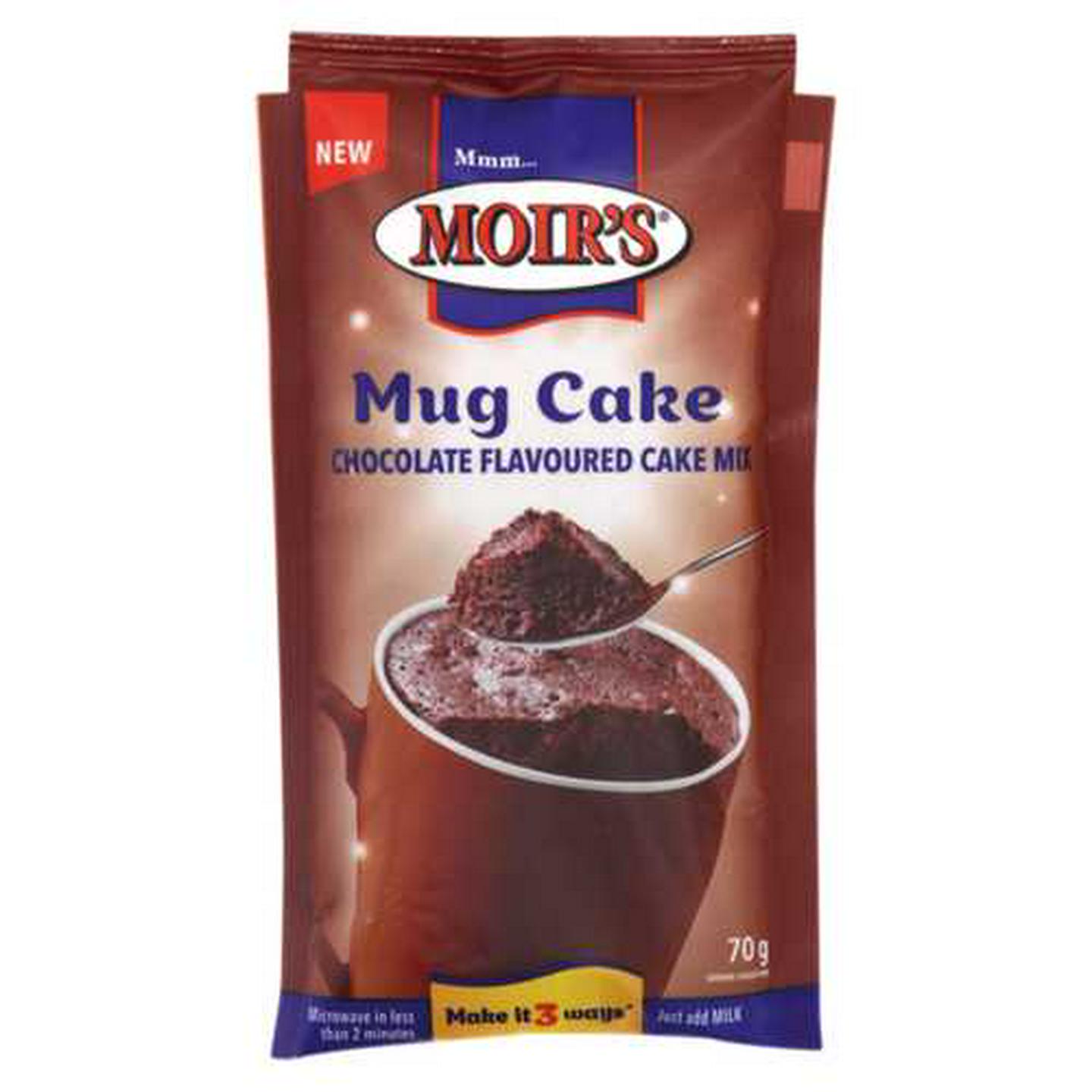 Image of Moir's Mug Cake Chocolate Flavoured Cake Mix 70g