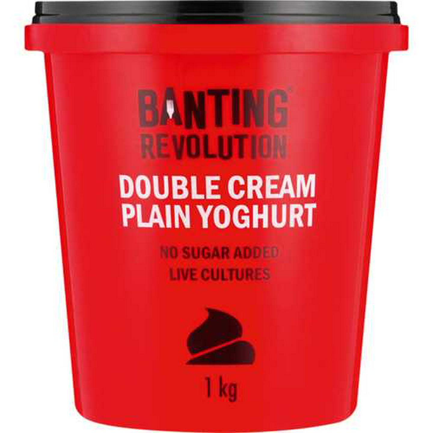 Image of Banting Revolution Double Cream Plain Health Yoghurt 1kg