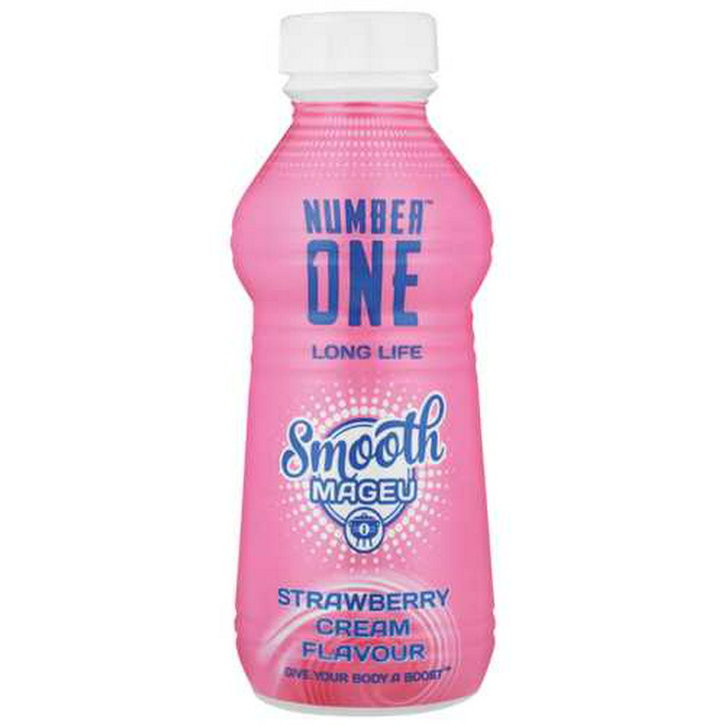 Image of Number 1 Long Life Smooth Strawberry Cream Flavour Mageu 500ml