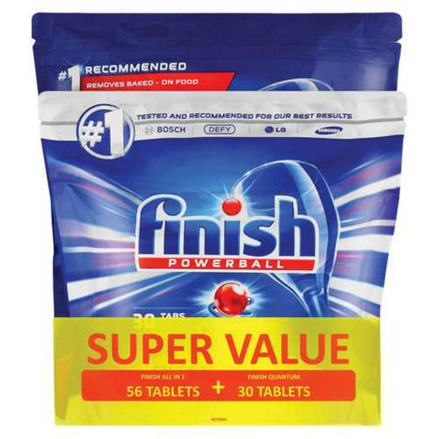 Image of Finish All-In-1 Max Dishwasher Tablets 86 Pack