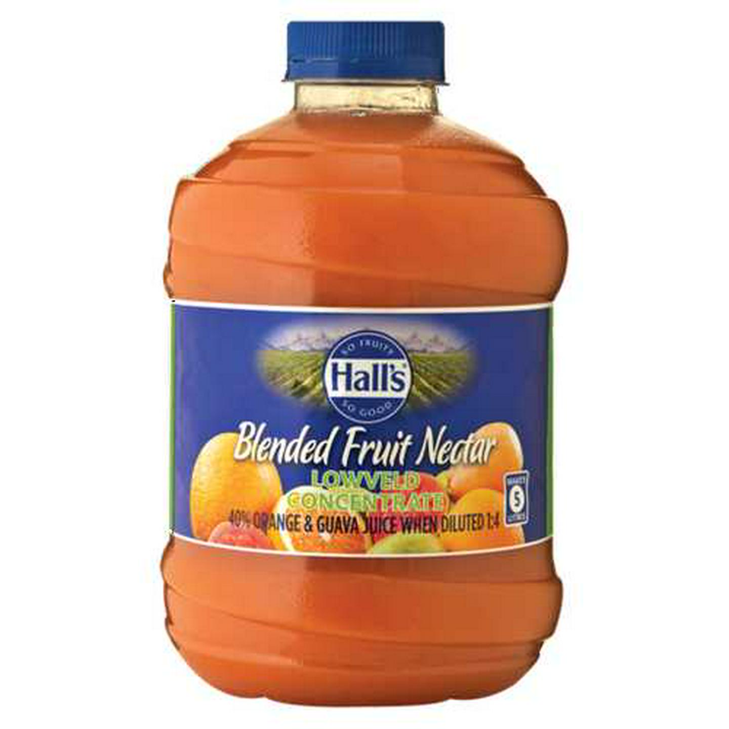 Image of Hall's Lowveld Concentrated Blended Fruit Nectar 1L