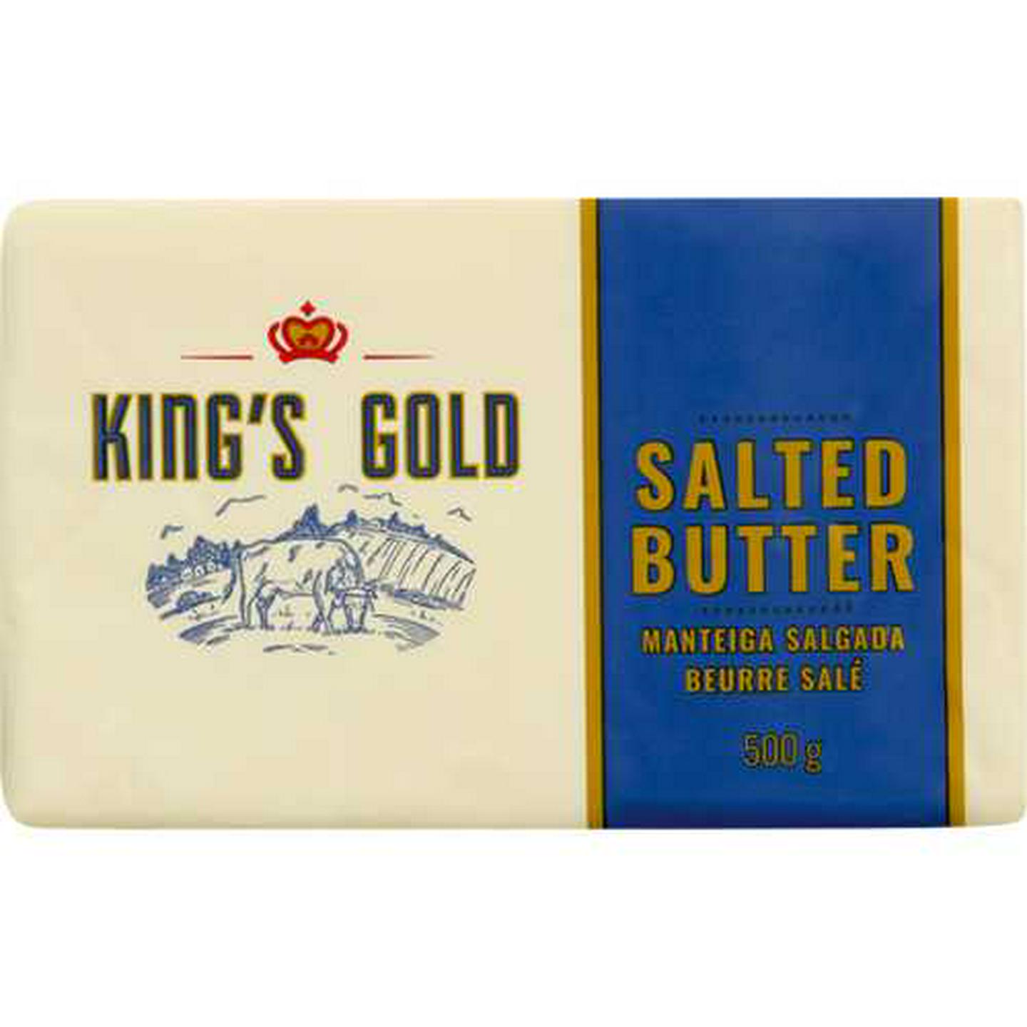 Image of Kings Gold Salted Butter Brick 500g