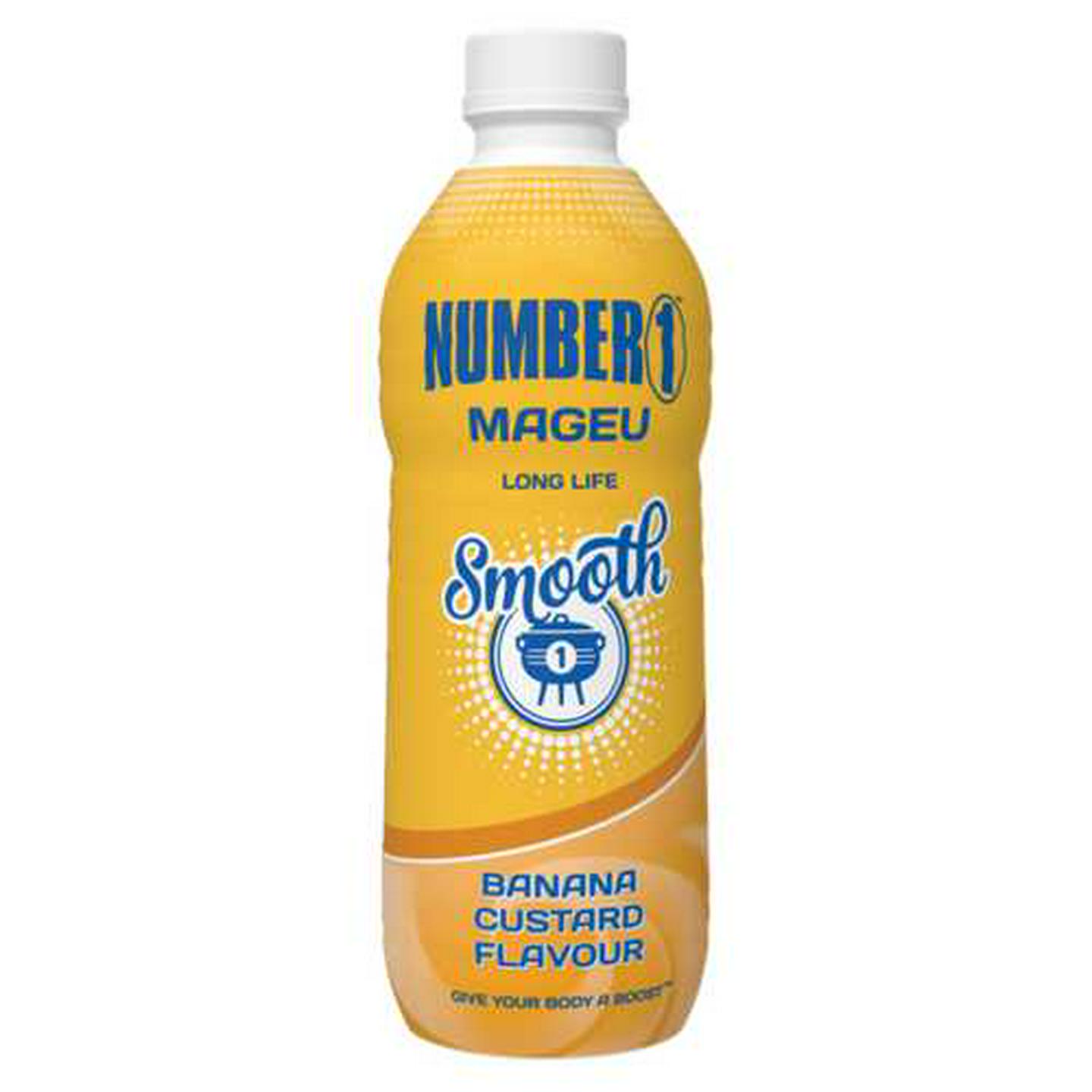 Image of Number 1 Long Life Smooth Banana Custard Flavoured Mageu 1L