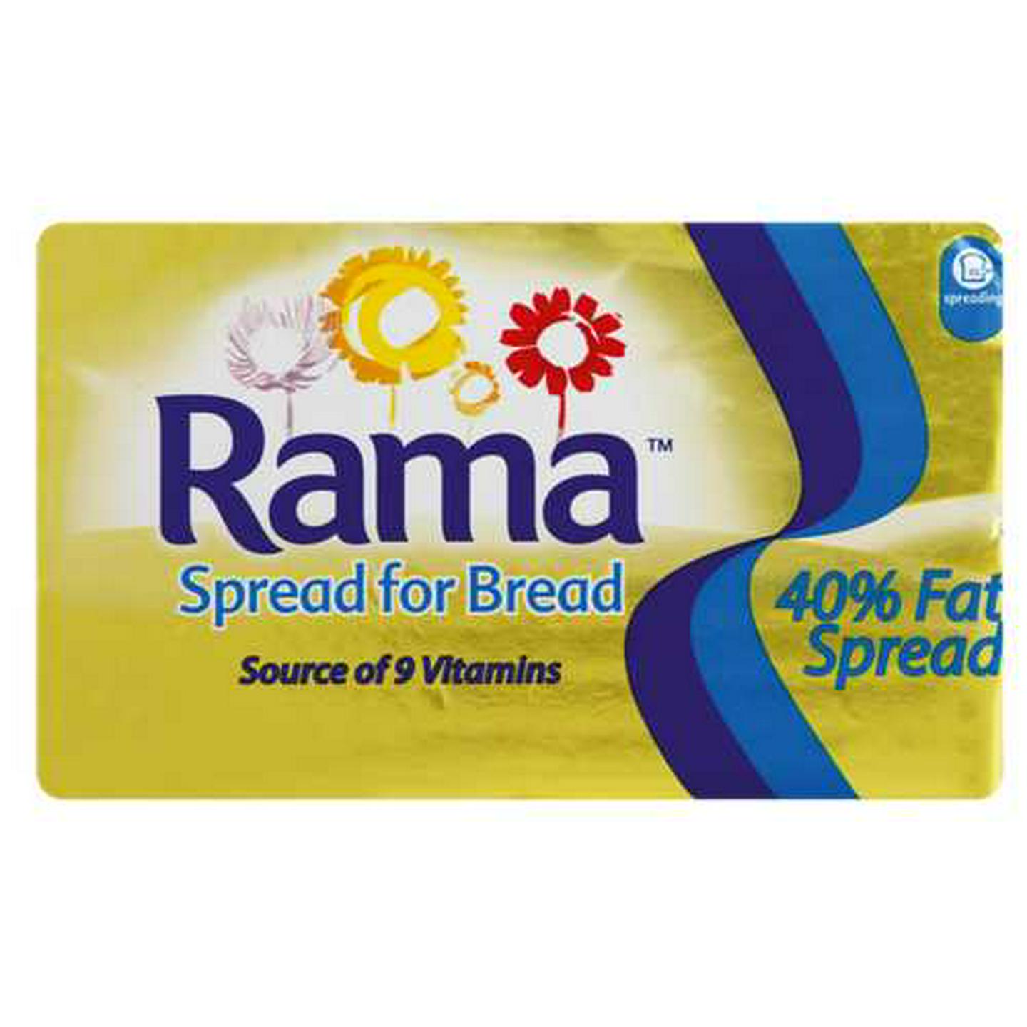Image of Rama Spread For Bread Medium 40% Fat Spread Brick 500g