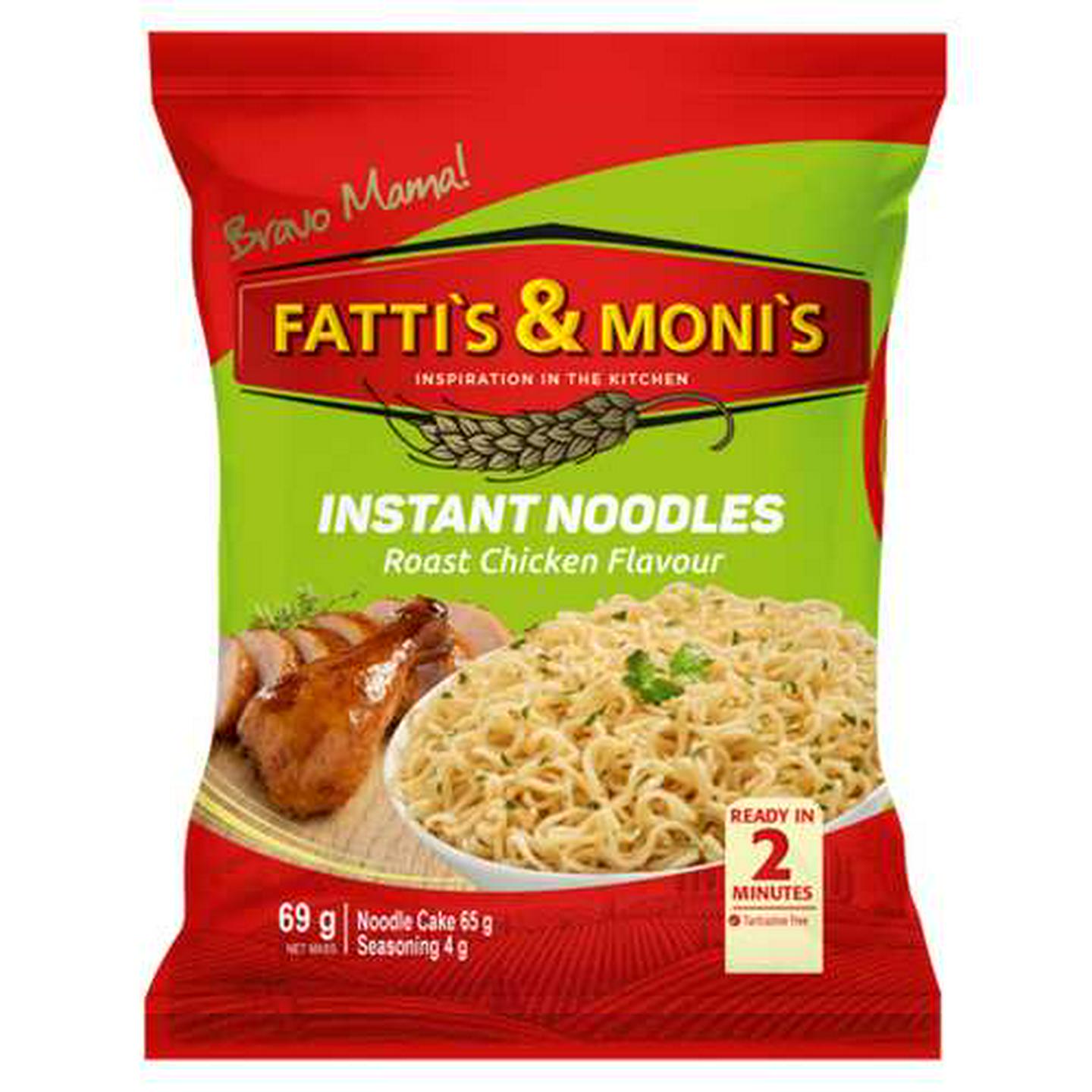 Image of Fatti's & Moni's Roast Chicken Flavoured Instant Noodles 69g