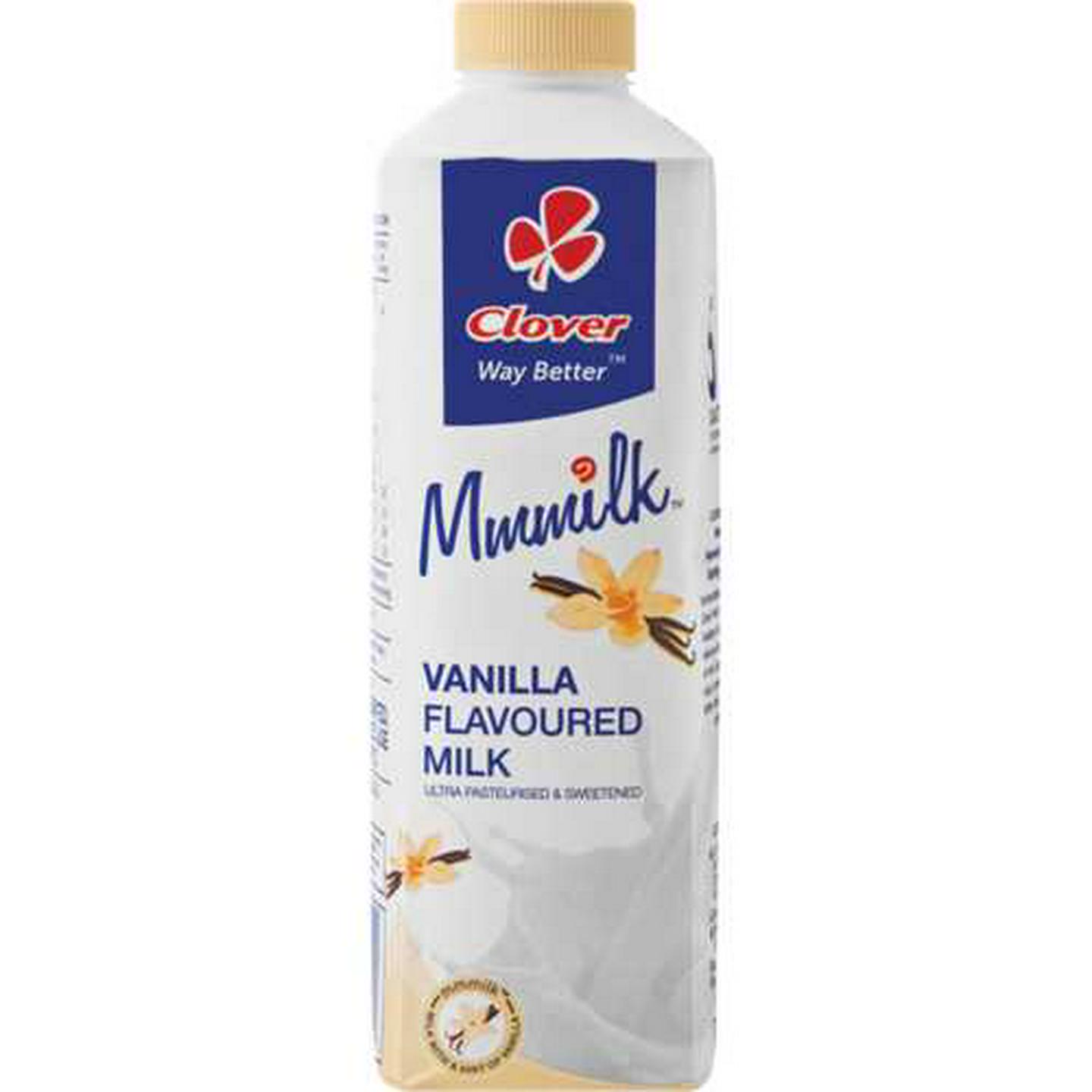 Image of Clover Vanilla Flavoured Full Cream Milk Carton 1L