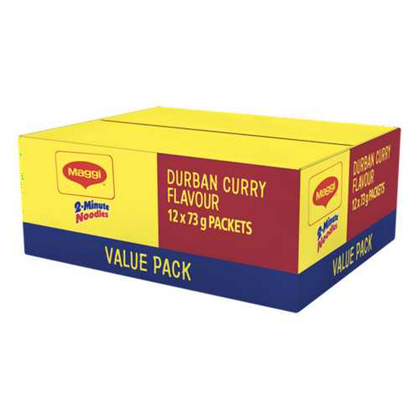 Image of Maggi 2 Min Noodles Durban Curry 12 Pack