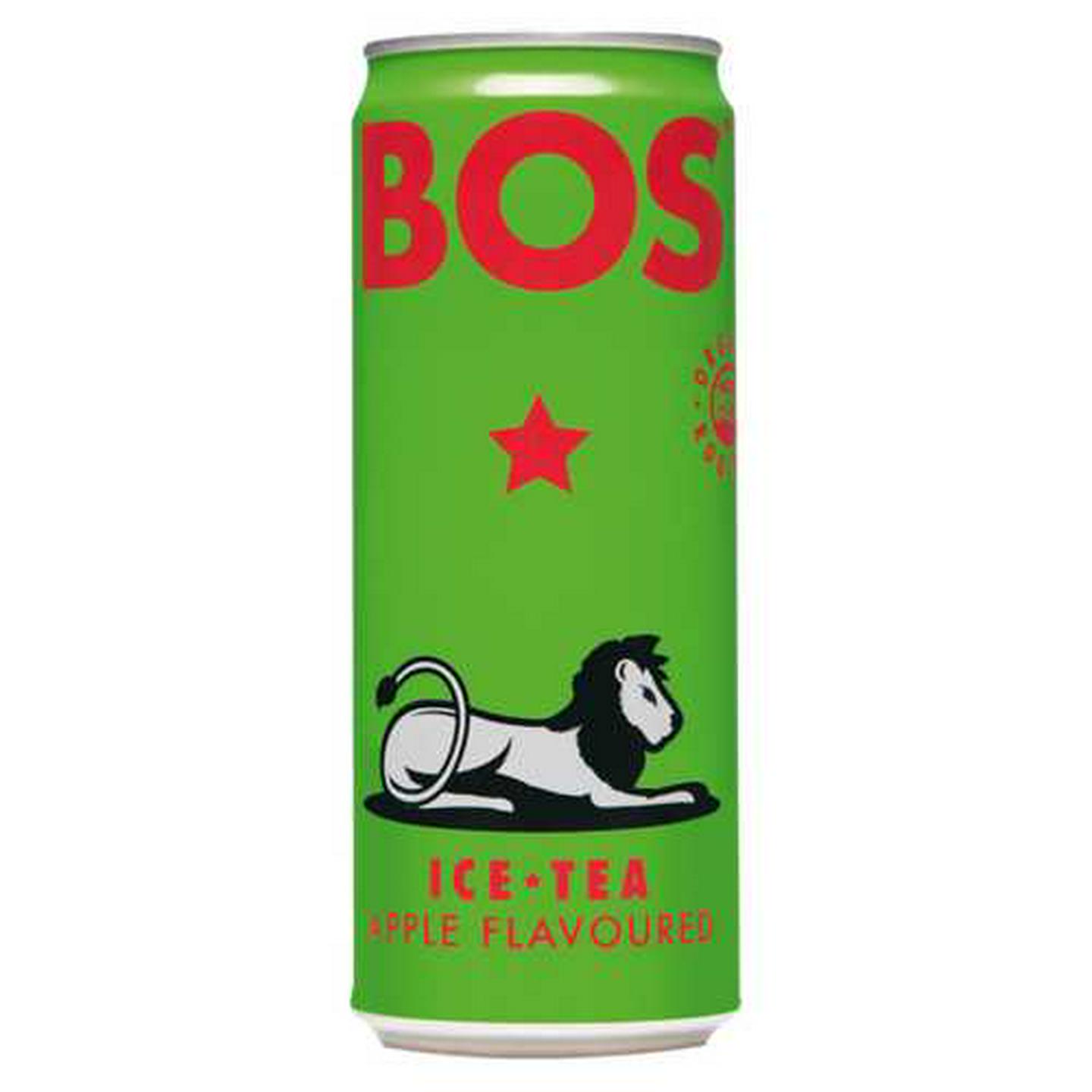 Image of Bos Apple Flavoured Ice Tea Can 330ml