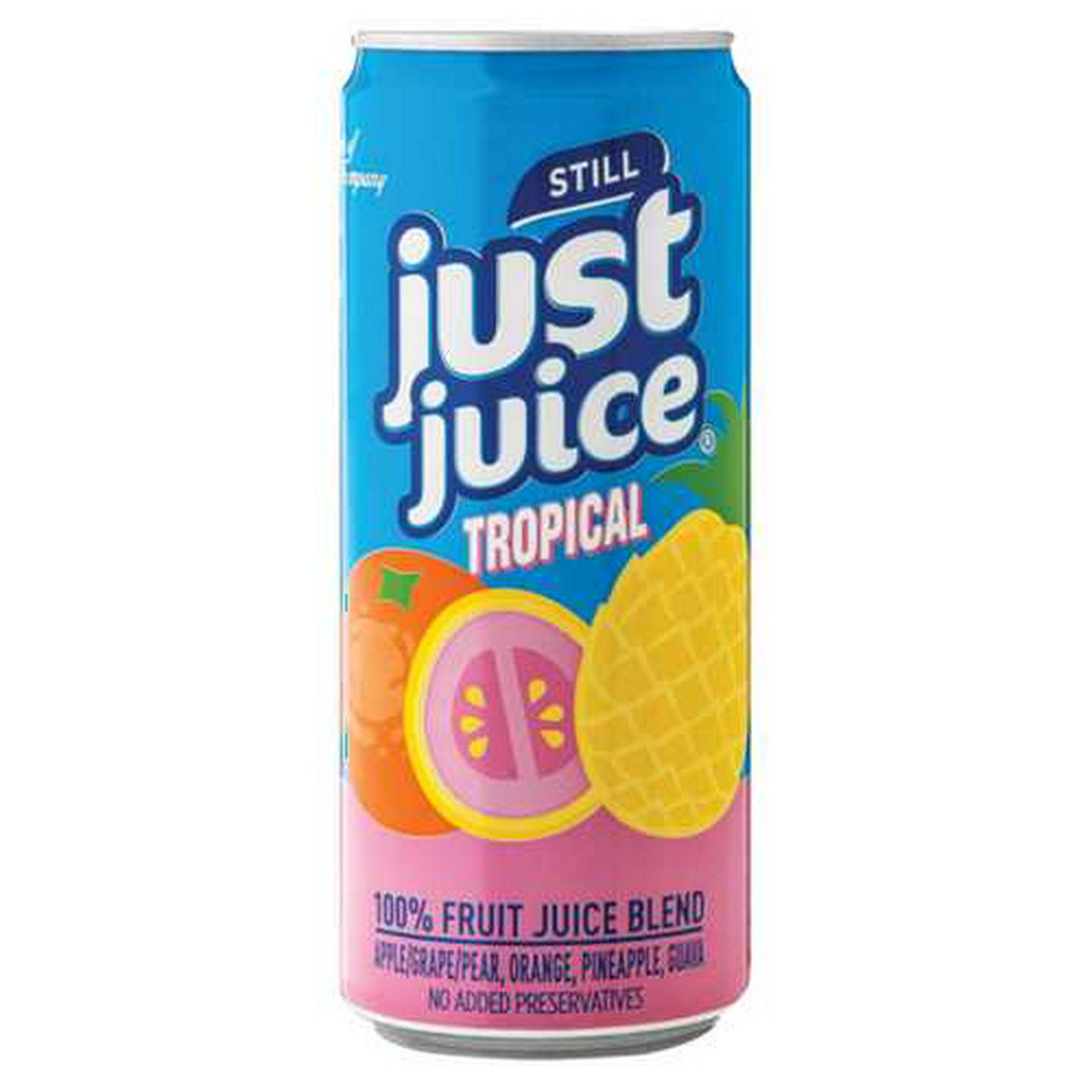 Image of Just Juice Tropical Punch Flavoured Juice Blend Can 330ml