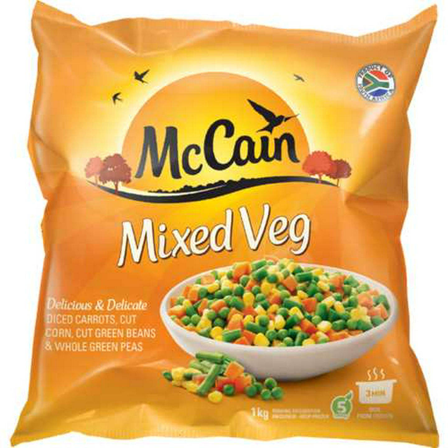 Image of McCain Frozen Mixed Vegetables 1kg