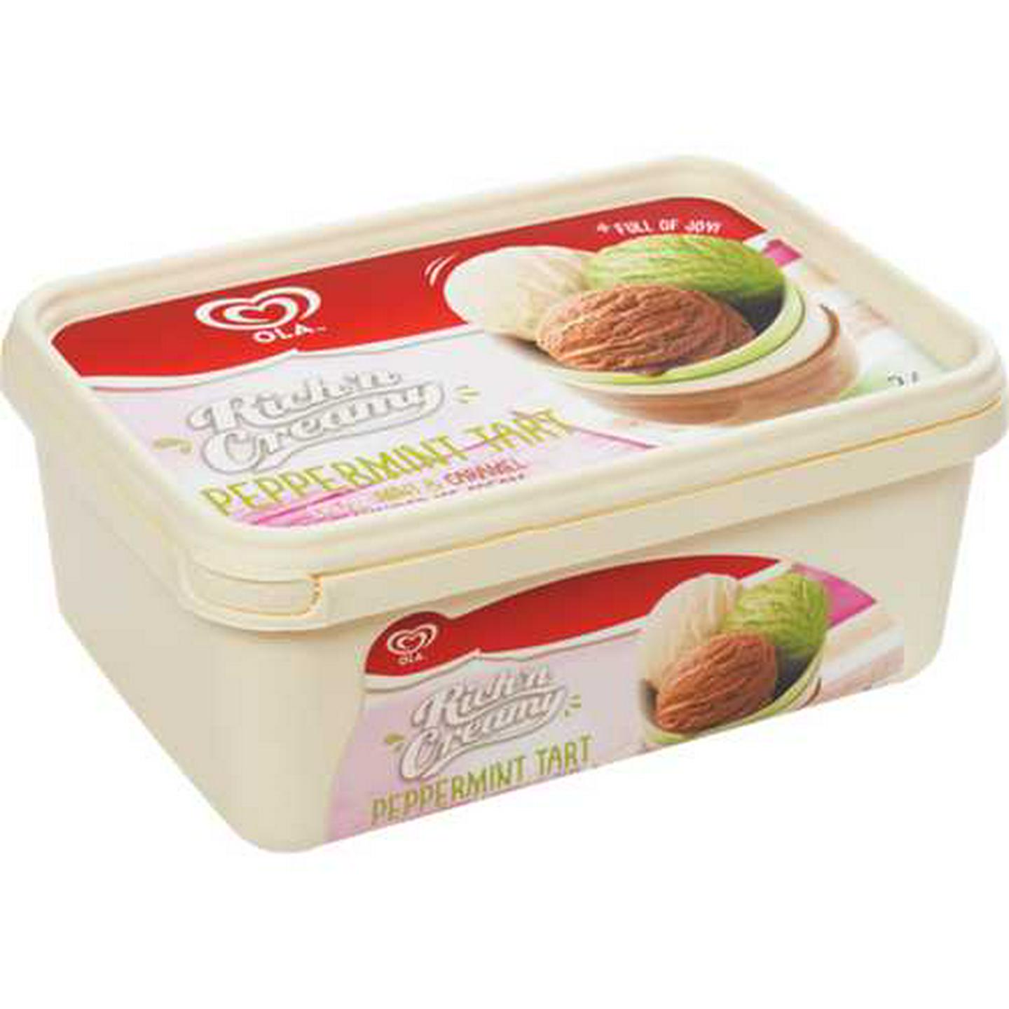 Image of Ola Rich 'N Creamy Peppermint Tart Ice Cream 2L
