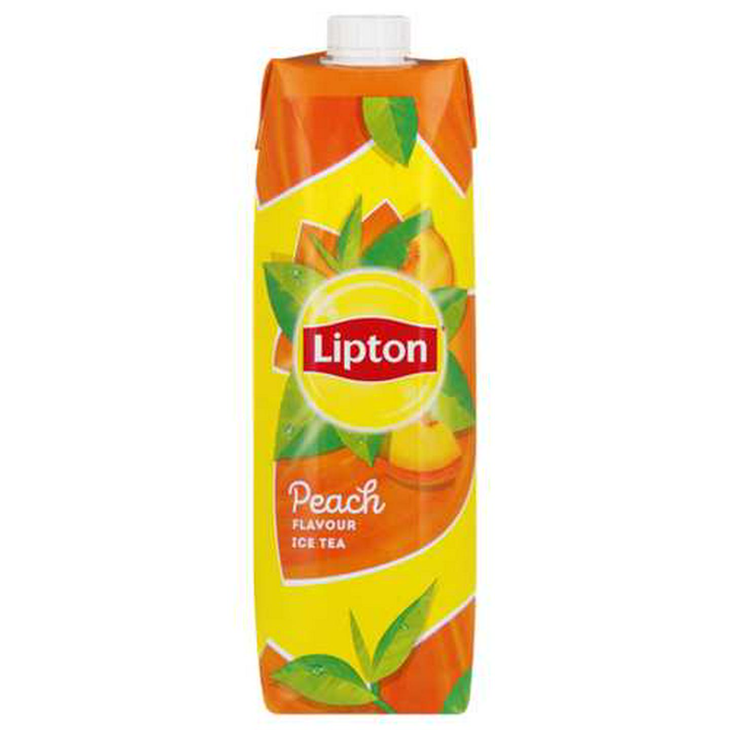 Image of Lipton Peach Flavoured Ice Tea Carton 1L