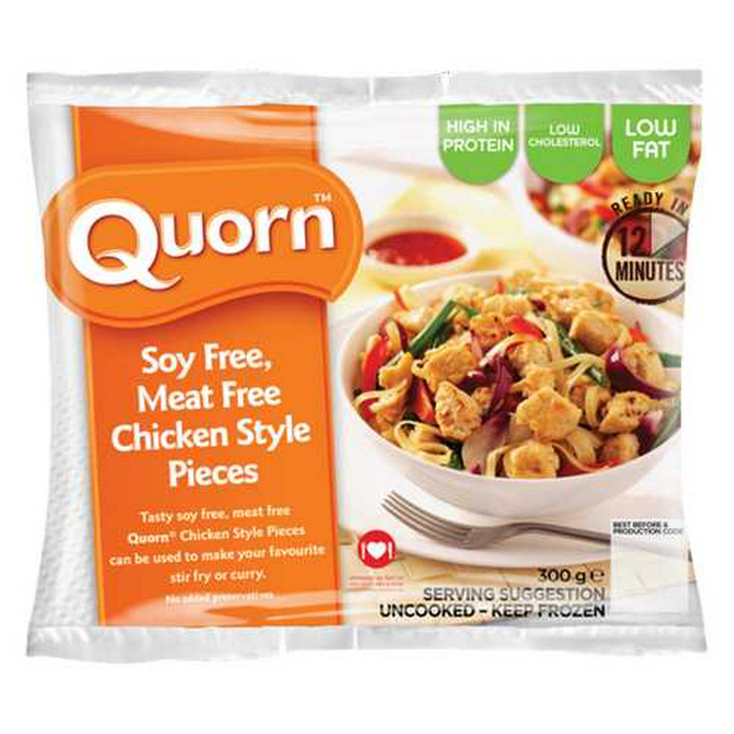 Image of Quorn Frozen Soy Free, Meat Free Chicken Style Pieces 300g