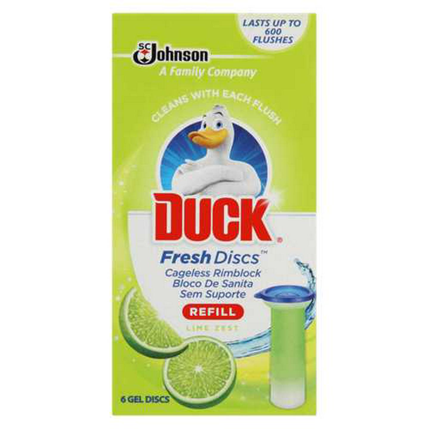 Image of Duck Lime Zest Fresh Discs Refill 6 Pack