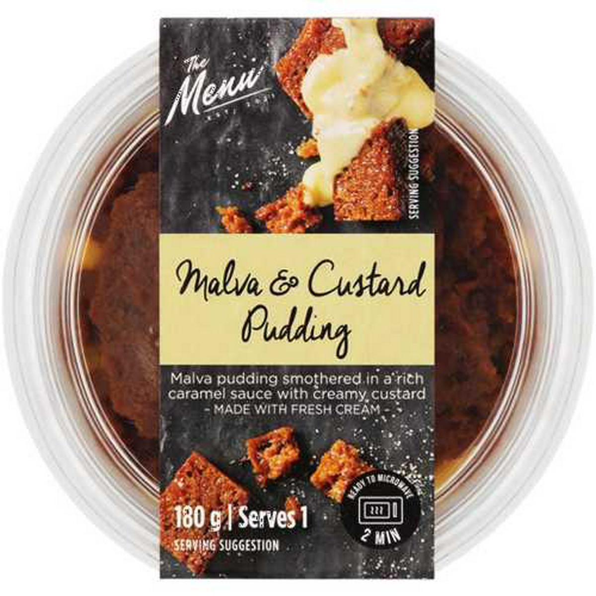 Checkers Sixty60 | The Menu Malva & Custard Pudding 180g