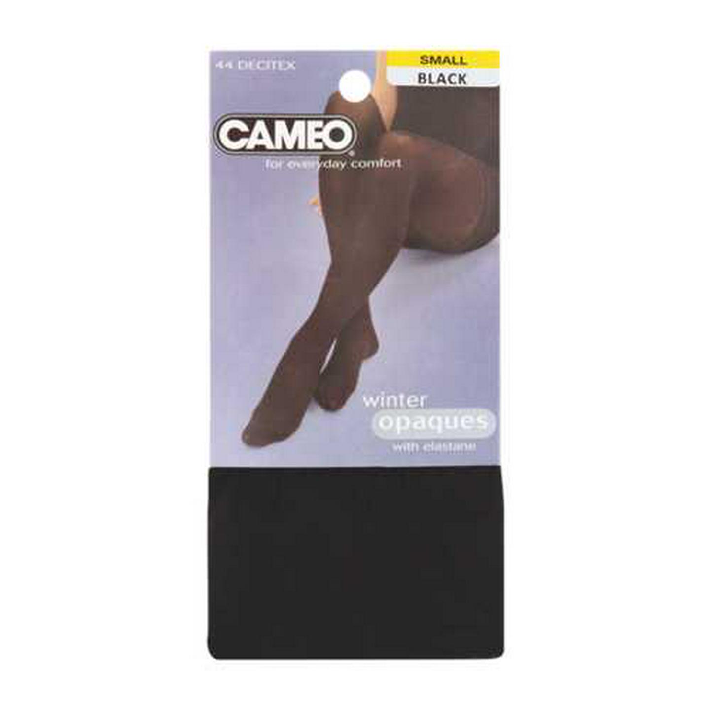 Image of Cameo Opague Small Black Pantihose