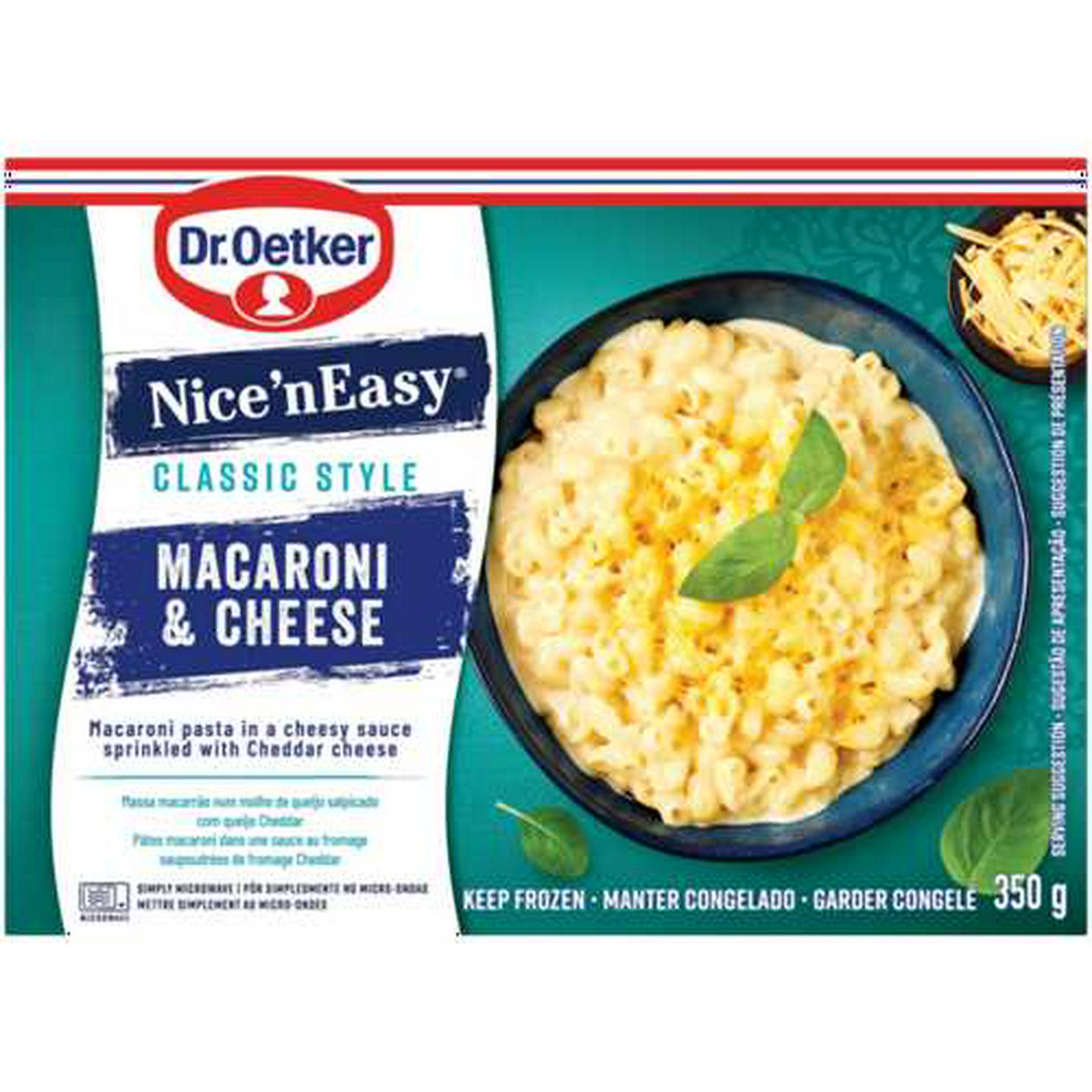 Image of Dr. Oetker Nice 'N Easy Classic Style Macaroni & Cheese 500g