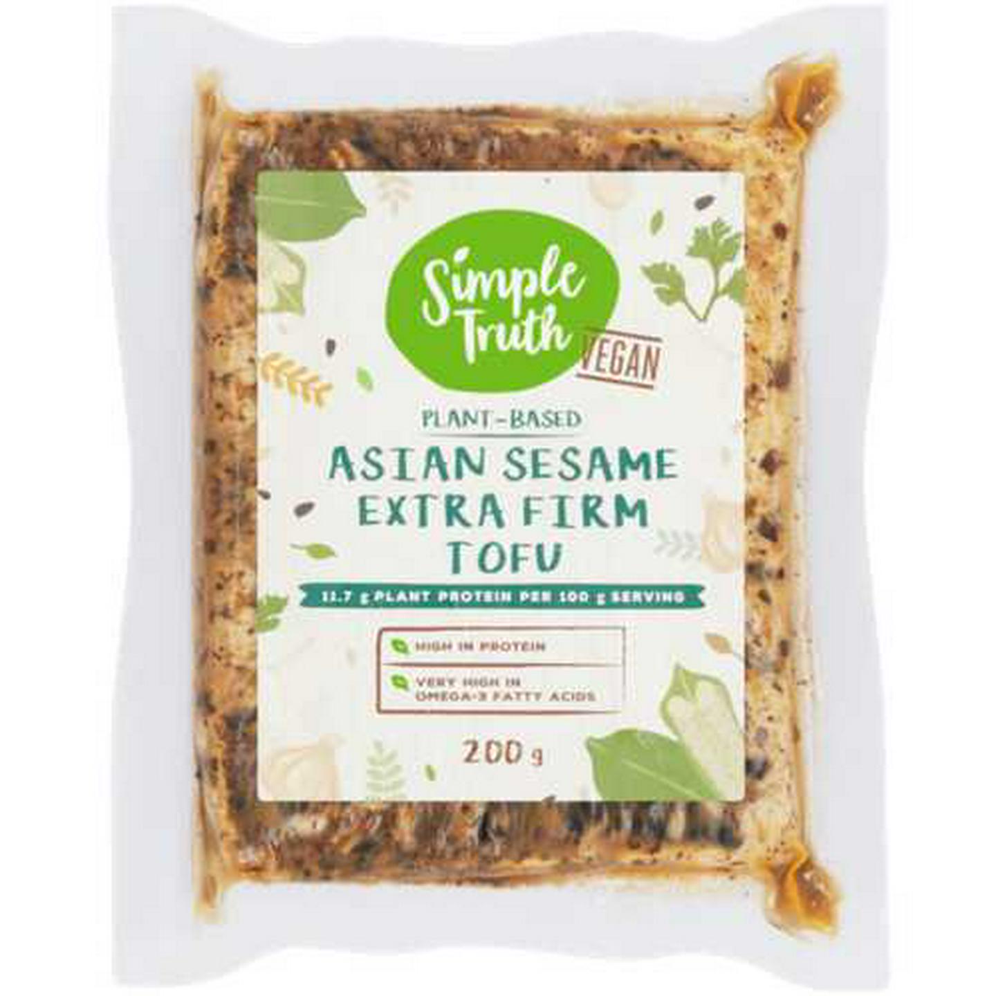 tofumentalページ Checkers Sixty60 | Simple Truth Plant-Based Asian Sesame Extra