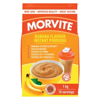 Morvite Original Banana Flavoured Instant Porridge 1kg