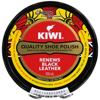 Kiwi Black Shoe Polish 100ml
