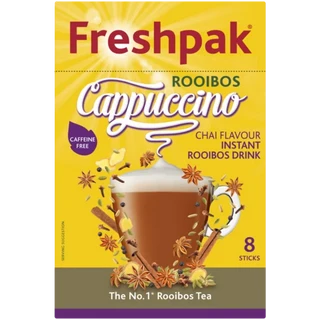 Freshpak Cappuccino Chai Flavoured Instant Rooibos Drink 8 x 20g