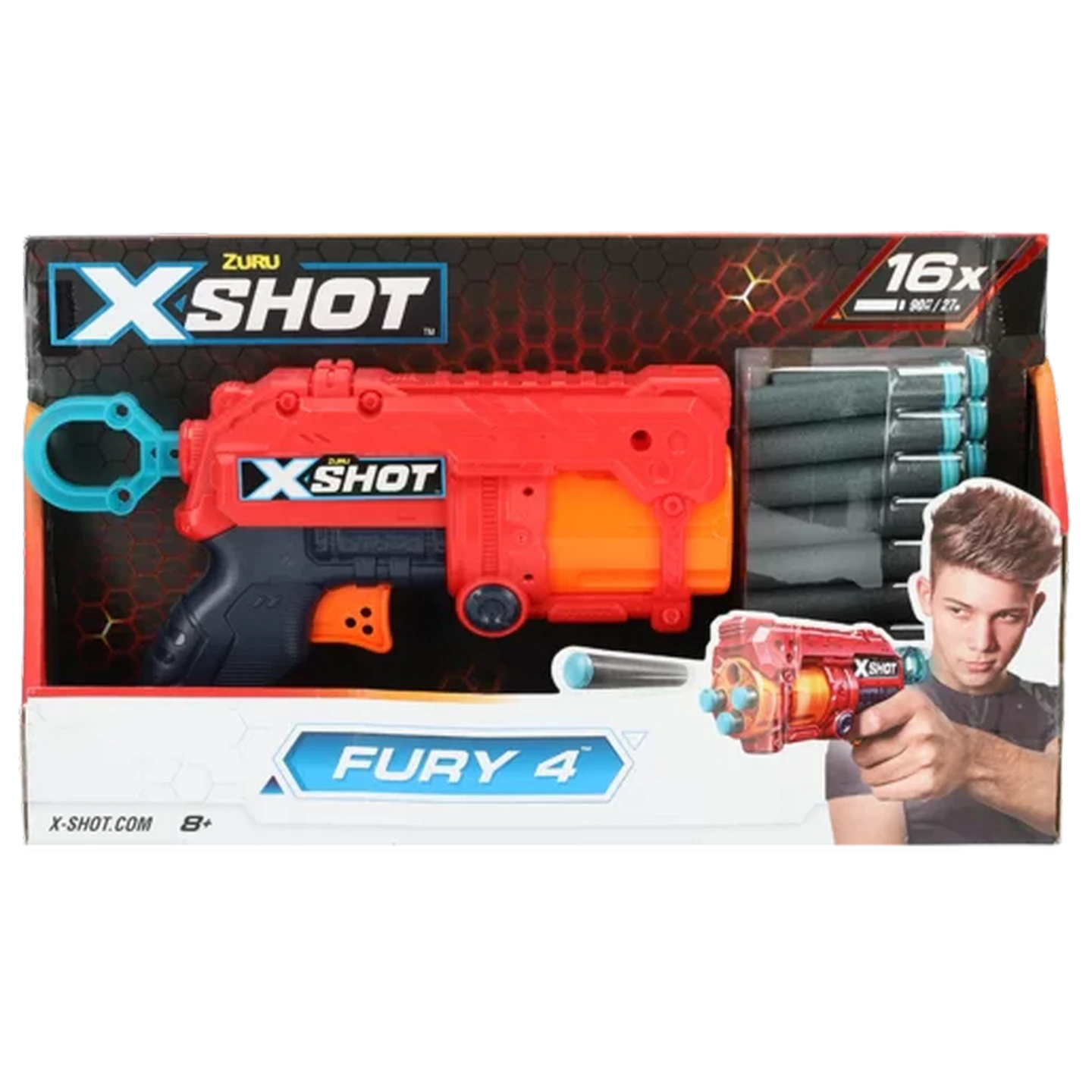 Checkers Sixty60 | X-Shot 4 Blaster Fury (Type May Vary)