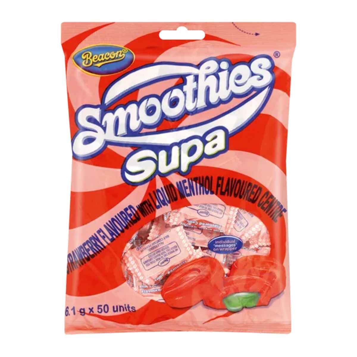 Checkers Sixty60 | Smoothies Supa Strawberry Flavoured Sweets 50 Pack