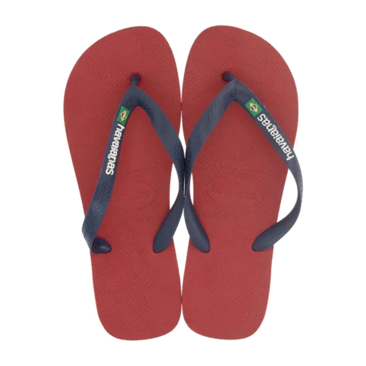 Image of Havaianas Unisex Slim Sandals Brazil Red Size 45/46
