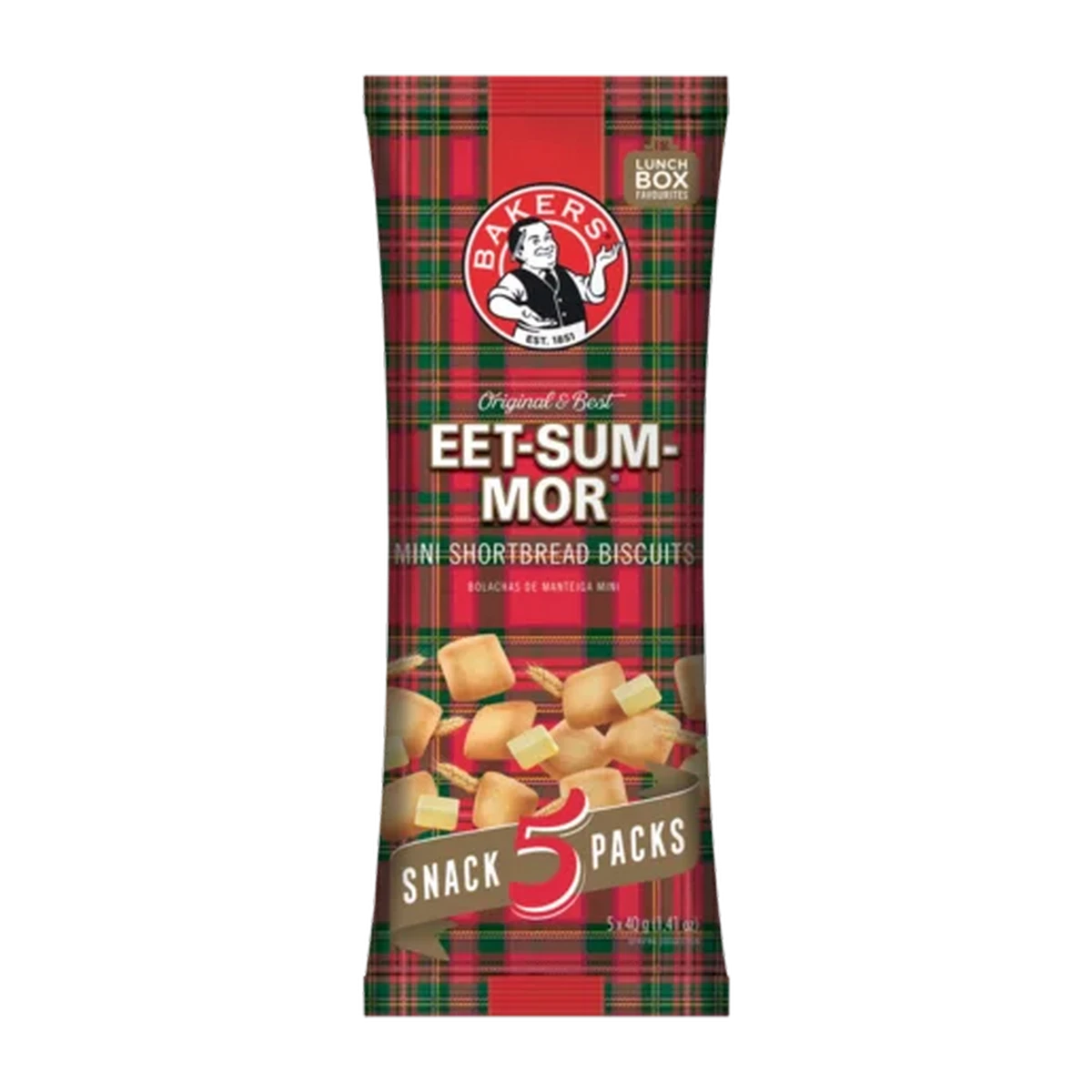 Checkers Sixty60 | Bakers Eet-Sum-Mor Mini Shortbread Biscuits 5 x 40g
