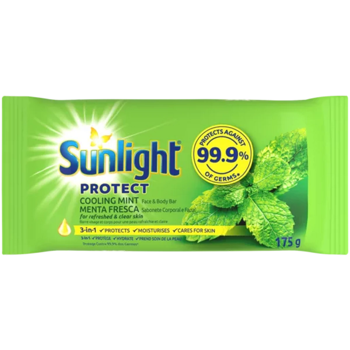 Checkers Sixty60 | Sunlight Protect Cooling Mint Face & Body Bar Soap 175g