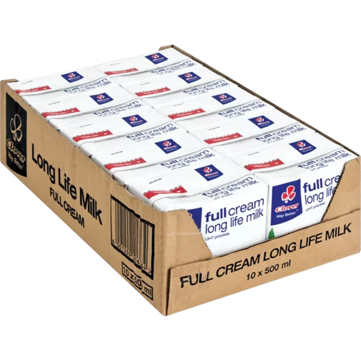 Checkers Sixty60 | Clover UHT Full Cream Long Life Milk Cartons 10 x 500ml