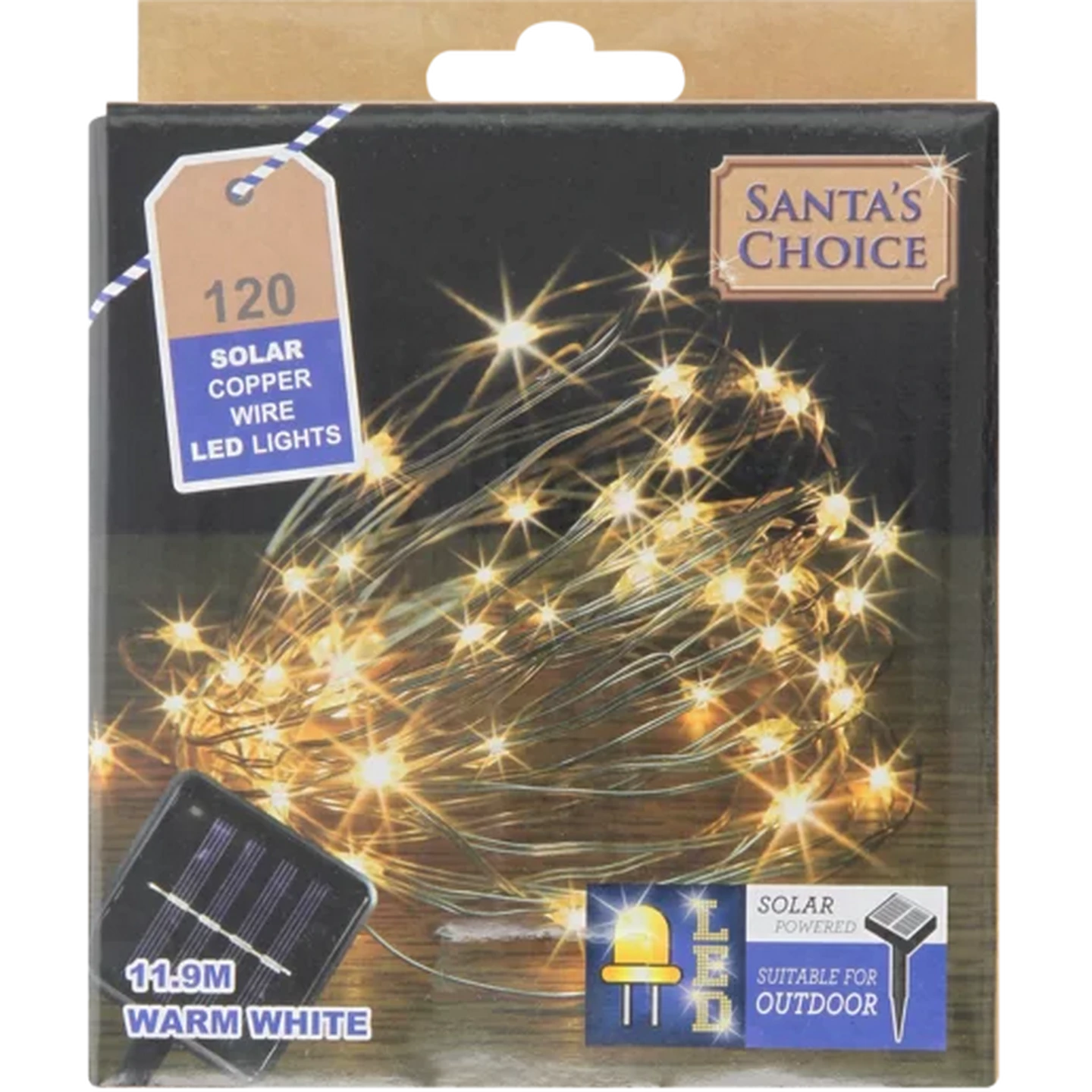 Checkers Sixty60 | Santa's Choice Warm White Solar Copper Wire LED