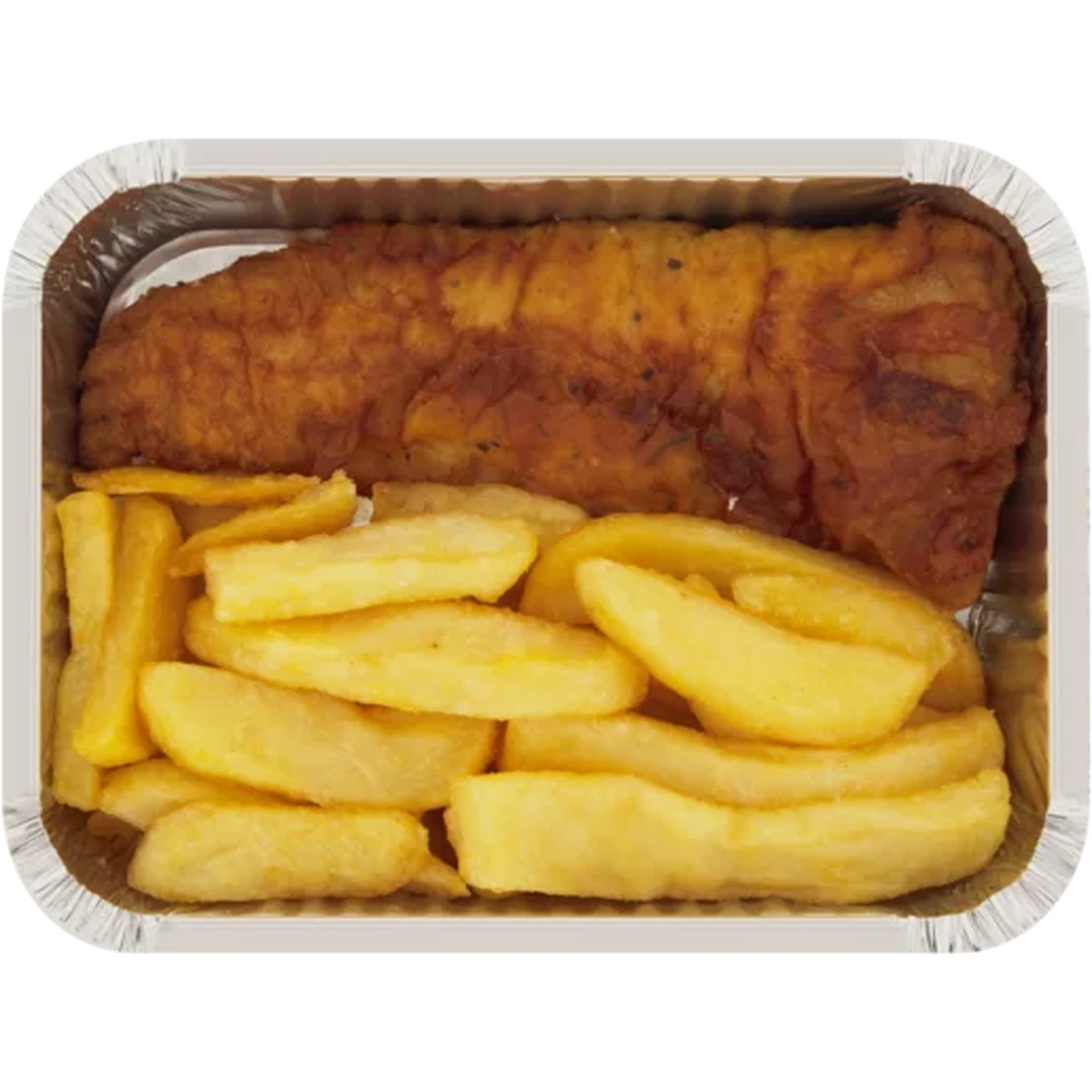 Image of Fresh Fried Hake & Chips Portion