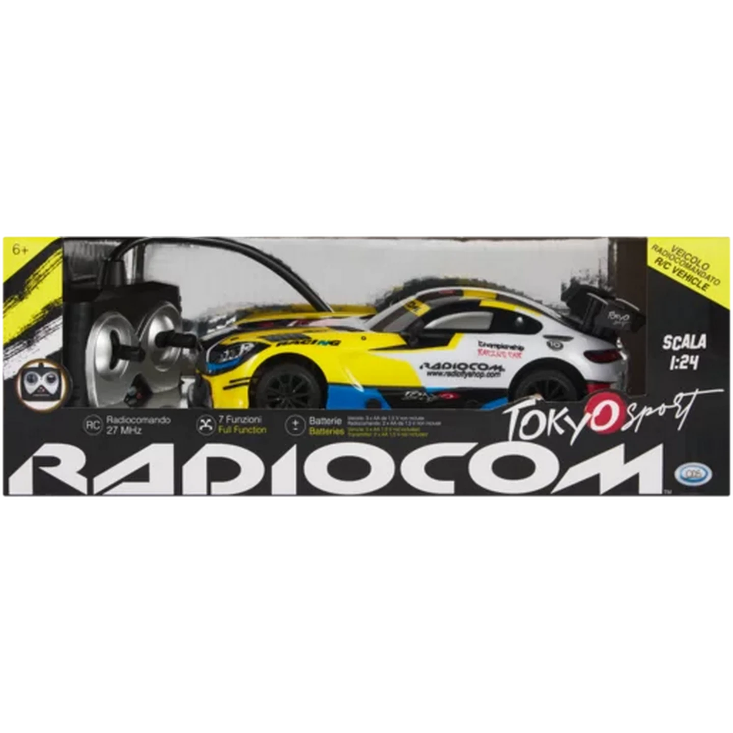 ホビーラジコン sukzoo Checkers Sixty60 | Radiocom Tokyo Sport RC Toy Car 1:24 2 Piece