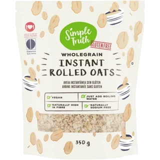 Simple Truth Gluten Free Wholegrain Instant Oats 350g
