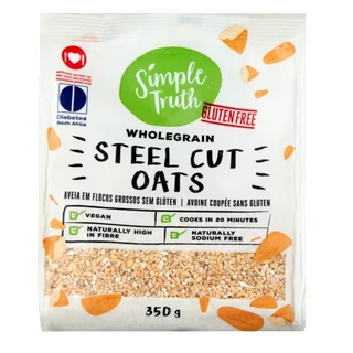 Simple Truth Gluten Free Wholegrain Steel Cut Oats 350g
