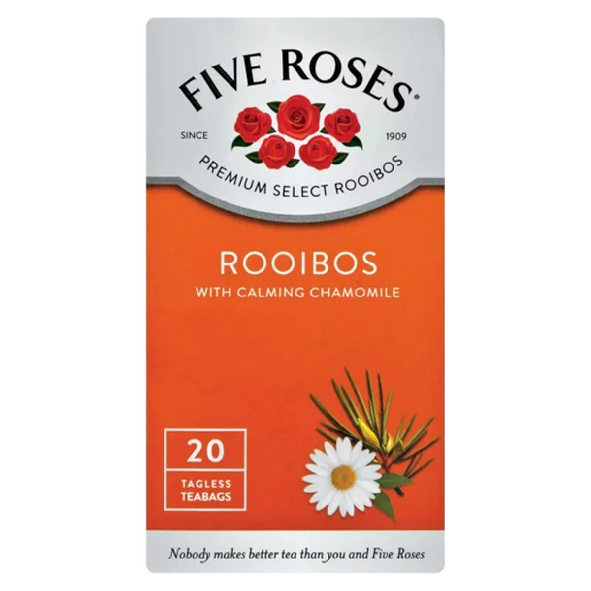 Checkers Sixty60 | Five Roses Calming Chamomile Rooibos Teabags 20 Pack