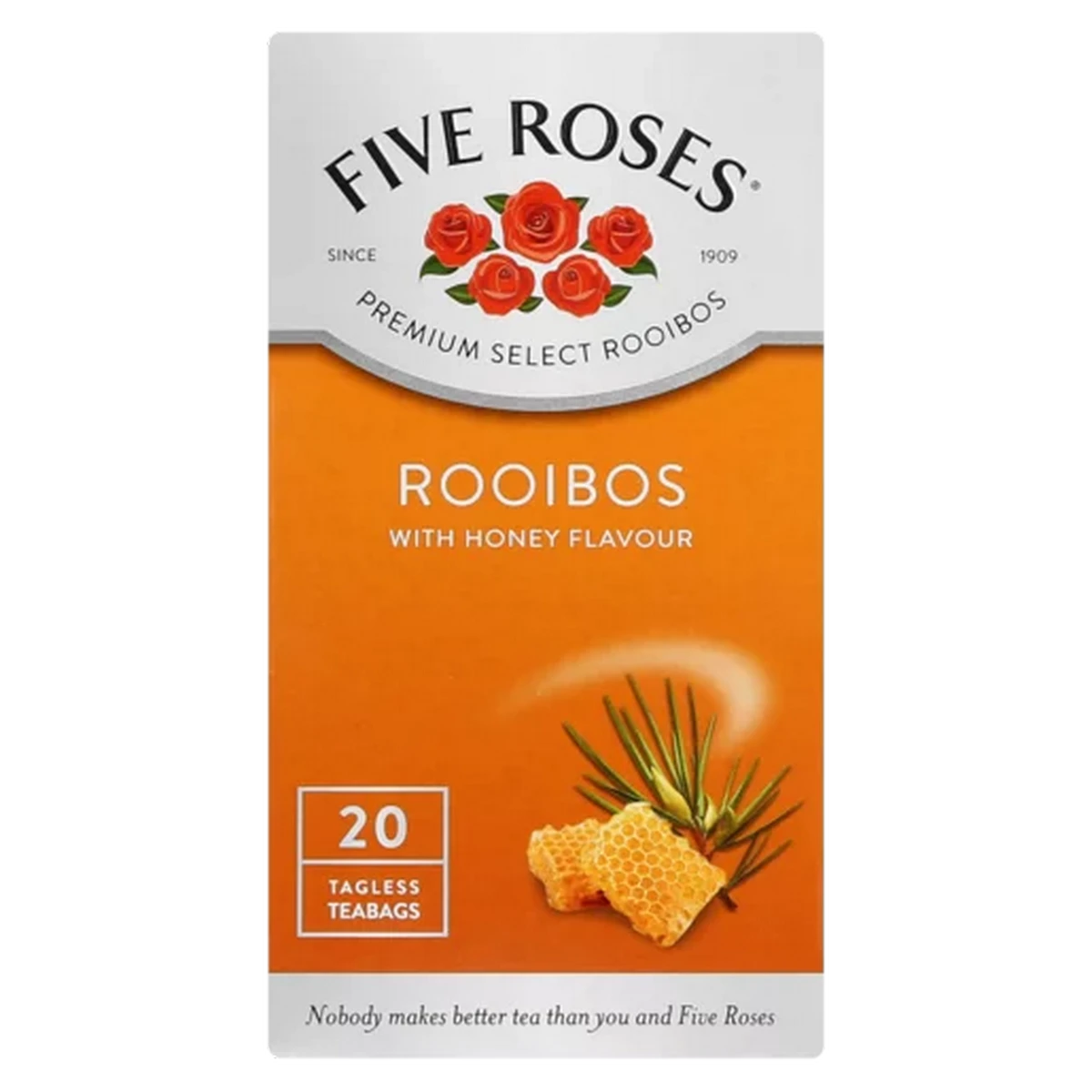 Checkers Sixty60 | Five Roses Honey Flavoured Rooibos Teabags 20 Pack