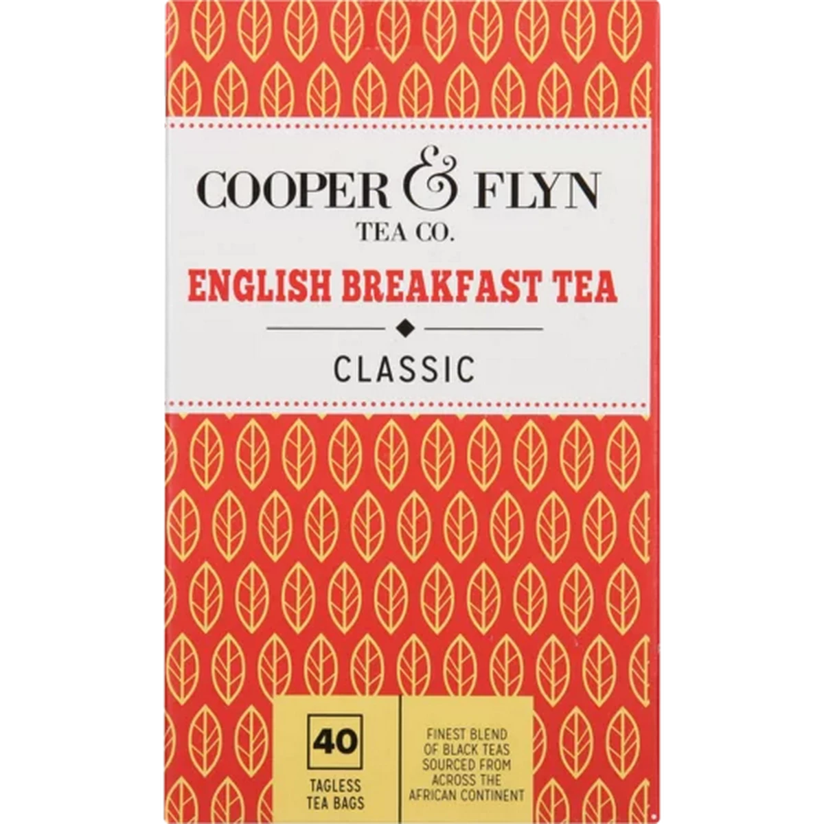 Checkers Sixty60 | Cooper & Flyn English Breakfast Tagless Teabags 40 Pack