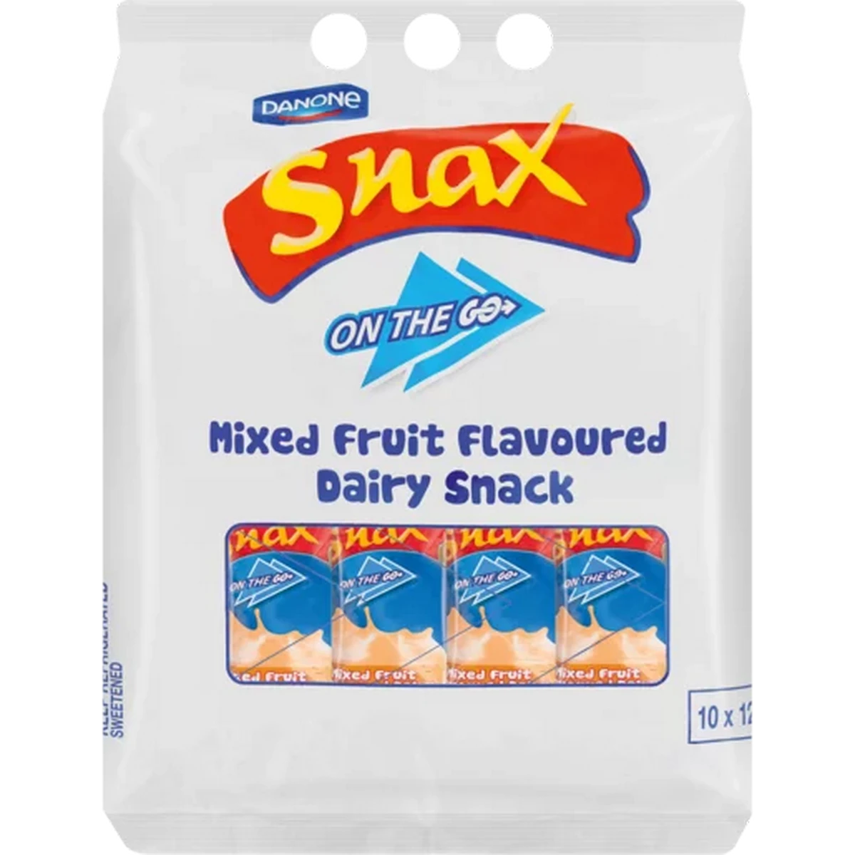 Checkers Sixty60 | Danone Snax Mixed Fruit Flavoured Dairy Snack 10 x 120g
